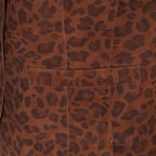 Liona Leopar Baskılı Kadın Çift Taraflı Yelek