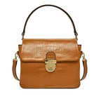 Lisare Kadın Kroko Baskılı Deri Omuz Askılı Çanta