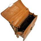 Lisare Kadın Kroko Baskılı Deri Omuz Askılı Çanta