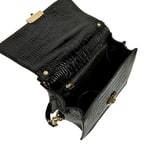 Lisare Kadın Kroko Baskılı Deri Omuz Askılı Çanta