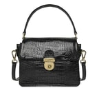 Lisare Kadın Kroko Baskılı Deri Omuz Askılı Çanta