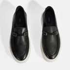 Liverty Siyah Erkek Deri Tokalı Loafer