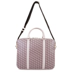 Lizana Bej Kadın Monogram Evrak Çantası