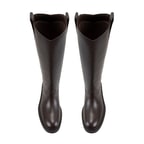 Loar Kahve Kadın Deri Çizme