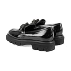 Luca Grossi Aurora Siyah Kadın Toka Detaylı Rugan Loafer