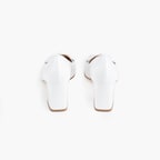 Luca Grossi Beyaz Kadın Topuklu Loafer