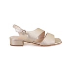 Luca Grossi Gold Kadın Ayarlanabilir Tokalı Sandalet