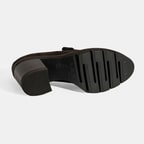 Luca Grossi Kadın Kahve Toka Aksesuarlı Topuklu Süet Loafer