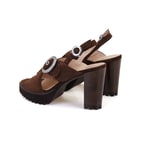 Luca Grossi Kadın Kahve Topuklu Sandalet