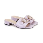 Luca Grossi Kadın Mor Topuklu Terlik