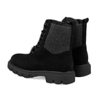 Luca Grossi Kadın Siyah Toka Detaylı Bot