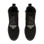 Luca Grossi Kadın Siyah Toka Detaylı Bot