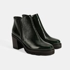 Luca Grossi Kadın Yeşil Platform Topuklu Rugan Bot