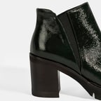 Luca Grossi Kadın Yeşil Platform Topuklu Rugan Bot