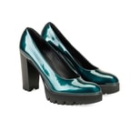 Luca Grossi Kadın Yeşil Topuklu Klasik Ayakkabı