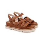 Luca Grossi Rachele Taba Kadın Ayarlanabilir Tokalı Sandalet