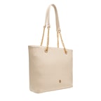 Madelyn Bej Kadın Zincir Detaylı  Alışveriş Çantası