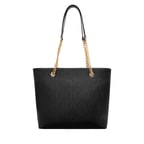 Madelyn Siyah Kadın Zincir Detaylı  Alışveriş Çantası