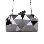 Mamsell Siyah Kadın Parlak Gece Abiye Çanta