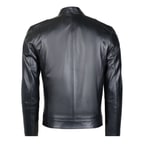 Manlio Siyah Erkek Deri Mont