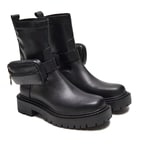 Marble Siyah Kadın Deri Bot