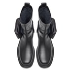 Marble Siyah Kadın Deri Bot