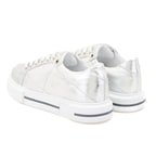 Marcala Gümüş Kadın Kapitone Deri Spor Ayakkabı