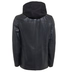 Marco Erkek Kapüşonlu Deri Ceket