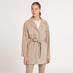 Marita Kadın Süet Perfore Trençkot