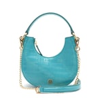 Marvel Turkuaz Kadın Deri El Çantası 