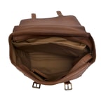 Mateo Kahve Vintage Deri Sırt Çantası