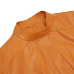 Maura Turuncu Kadın Deri Ceket