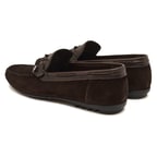 Mauro Kahve Erkek Süet Loafer