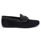 Mauro Lacivert Erkek Süet Loafer