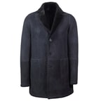 Mavi Diocleziano Erkek Kürk Kaban