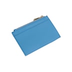 Mavi Fermuarlı Deri Kartlık