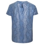 Mavi Grazia Kadın Deri Bluz