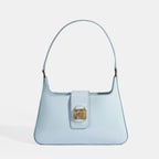 Mavi Kadın Deri Omuz Çantası