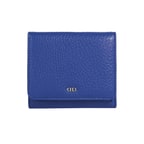 Mavi Kapaklı Mini Kadın Deri Cüzdan