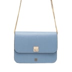 Mavi Narcis Zincir Detaylı Kadın Omuz Çantası