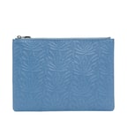 Mavi Sary Kadın Deri Porföy Çantası