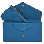 Mavi Zarf Kadın Deri Cüzdan