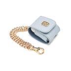 Mavi Zincir Detaylı Deri Airpods Kılıfı