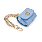 Mavi Zincir Detaylı Deri Airpods Pro Kılıfı