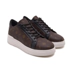 Mellas Siyah Kadın Monogram Spor Ayakkabı