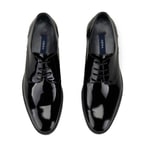 Merlin Siyah Erkek Klasik Rugan Deri Ayakkabı