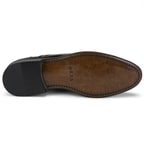 Merlin Siyah Erkek Klasik Rugan Deri Ayakkabı