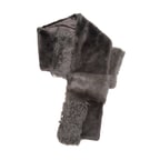 Miranna Gri Kadın Kürk Şal Yaka