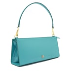 Miuna Turkuaz Kadın Rugan Deri El Çantası