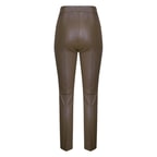 Molly Yeşil Kadın Deri Pantolon